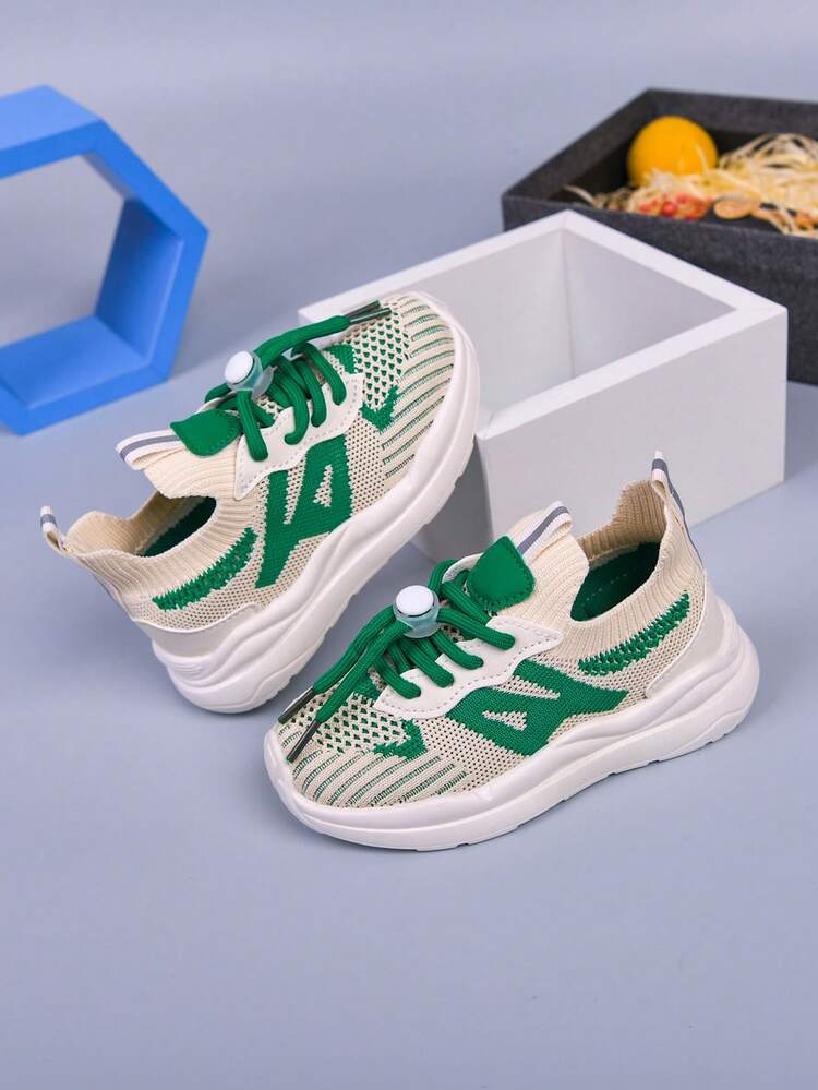 Zapatos deportivos versátiles y casuales para niños, adecuados para todas las estaciones - Verde - Añade 3