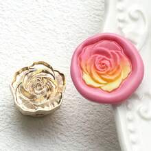 压纹花卉图案系列蜡封模具，玫瑰、蒲公英、郁金香，铜质模具 - 多色 - 查看 6