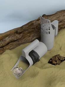 猫砂铲，可拆卸大容量铲头，粪便收集盒，一体式猫砂铲套装，宠物粪便铲，带可拆卸垃圾袋，猫咪清洁工具，经久耐用，可作为礼物送给家人、爱人、朋友、邻居、同事、同学，适合情人节、圣诞节、新年等节日。 - 彩色 - 查看 7