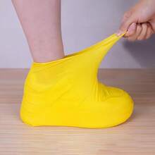 Waterproof Shoe Cover, Thick And Wear-Resistant Silicone Shoe Cover, Men's And Women's Non Slip Waterproof Shoe Cover - L (Unisex, Sizes 41-47) - View 4