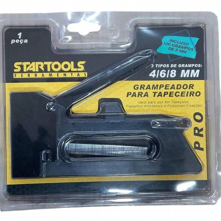 High-Performance Versatile And Practical Stapler For Upholsterers With 100 8mm Staples - Black - A - 查看 3