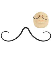 1件复古时尚配饰，波西米亚摇滚风格不锈钢鼻环，男女通用穿孔饰品，适合日常佩戴、音乐节、作为礼物 - 鼻釘 - 查看 5