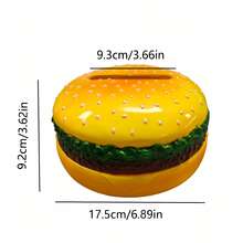 Creative Retro Hamburger Shaped Tissue Box, Interesting Home Decor - Multicolor - View 2