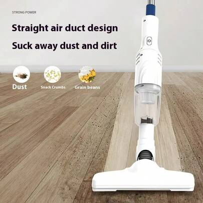 Lightweight Cordless Handheld Vacuum Cleaner With Switchable Handheld And Upright Modes, Suitable For Multiple Scenarios, Powerful Suction For Quick Dust Removal, 30 Minutes Runtime, USB Charging, Large Transparent Dust Cup, Easy To Operate Even For Beginners