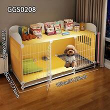 Modular Home Dog Cage With Pullout Tray, Small Pet Crate With Drawer, Suitable For Puppies, Teddy/Pomeranian And Other Small Dogs, Rabbits And Other Small Animals - Multicolor - View 12