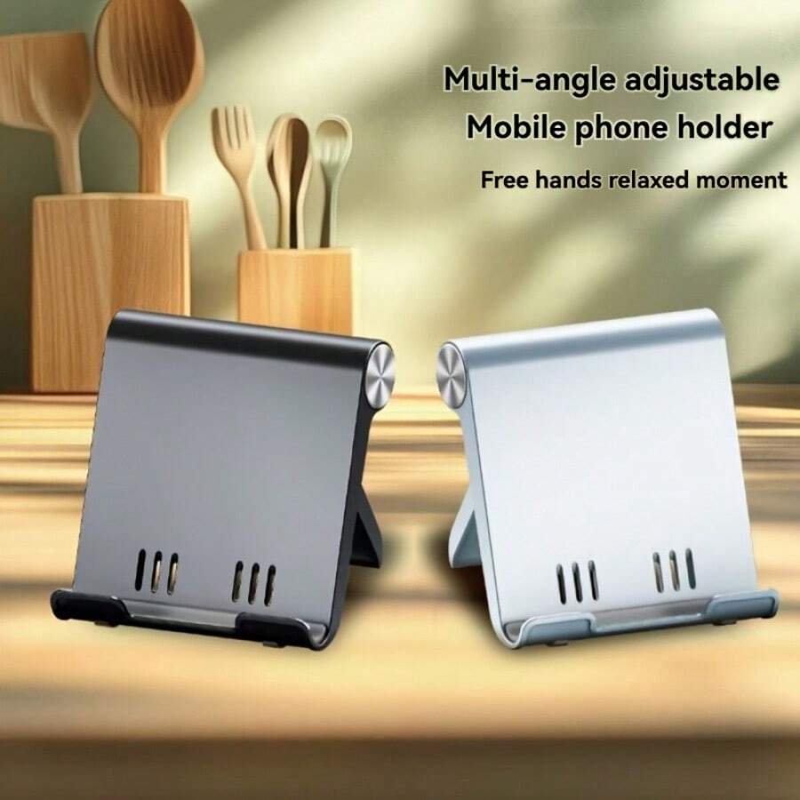 1 Stück tragbarer, faltbarer Halter für Handy & Tablet - ABS Tischhalterung für Smartphones & Tablets | kompaktes & leichtes Design, einfach zu tragen & aufzubewahren