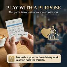 Bible Trivia Bingo Game For Family Fun, Sunday School, & Church Activities (Up To 10 Players) - 10 - Xem 3