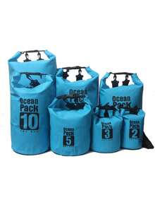 1件装，户外防水袋，用于存放沙滩泳衣和游泳包。游泳背包，配有双肩背带，防水设计，适合漂流。户外PVC防水袋，适用于潜水和漂浮，防水游泳袋，防水水桶袋。 - A - 查看 5