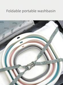 Bañera plegable para mascotas, bañera pequeña para perros con drenaje, lavabo, cesta de lavandería, bañera para gatos y perros - Multicolor - Ver 6