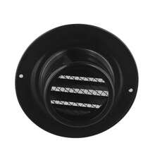 Rejilla de ventilación redonda de acero inoxidable de 70-200mm, herramienta de ventilación de conducto de pared Exterior, cubiertas de parrilla de ventilación circular para mejorar el hogar HJQQ - 70 mm - Ver 2