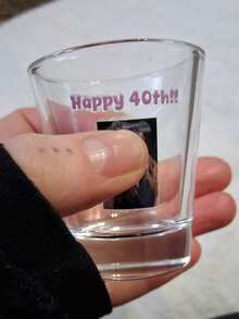 Customized Photo Wine Glass, Personalized With Photo And Text, Photo Wine Glass, Customized Birthday Wine Glass, Multifunctional Wine Glass, Fun Single Party Wine Glass, Party Gift, Newlywed Portrait Wine Glass, Wedding Wine Glass, Girlfriend Travel, Single Party Gift - Multicolor - View 9