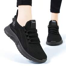 Fleece-Lined Warm Athletic Shoes, Providing Warmth, Slip Resistance, And Comfortable Feel, Suitable For Winter Outdoor Activities, Commuting, And Light Exercise. Machine Washable. A Top Choice For Valentine's Day Gifts. - 黑色 - 查看 4