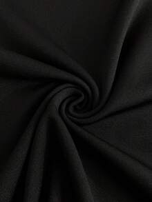 Young Boy Cartoon Cool Letter Double-Sided Print Casual Round Neck Short Sleeve T-Shirt, Children Clothing - Black - View 9