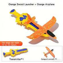 Kids Foam Throwing Glider Airplane Toy, Two Flight Modes For Indoor And Outdoor Play, Parent-Child Interactive Outdoor Foam Hand Throw Glider Airplane Toy - Multicolor - View 11
