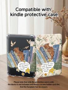 Cat Flower Collage Case Compatible With Air 4/5 10.9 Inch, 7/8/9th 10.2 Inch, (A16) 11 Inch 11th Generation 2025,Built-In Pencil Slot Compatible With Samsung Galaxy Tab A9 11 Inch, Tab A9 8.7 Inch, Cute Style Case, Back To School, Valentine's Day - Multicolor - View 9