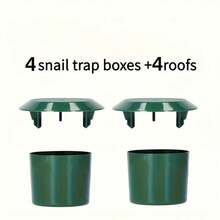 6/12件套高品质蜗牛蛞蝓诱捕器，可重复使用的花园农场害虫防治捕捉工具 - 均碼 - 查看 8