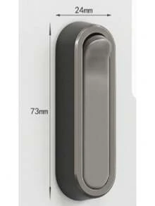 1pc Folding Wall Hook Hidden Robe Towel Coat Hook Hook For Home Kitchen Bathroom Matte Black Towel Hanger - View 4