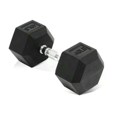 Hex Dumbbells Rubber Coated Hand Weights For Exercises And Fitness 10-50LB Optiongift