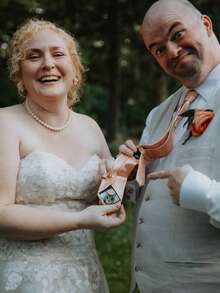 Customizable Photo Tie Clip, Permanent Or Removable Photo Sticker Suitable For Tie Or Suit Lapel, Bow Tie, Gift, Grandpa, Dad, Wedding - Multicolor - View 8