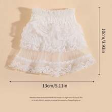 1 Pair Women's Lace False Sleeves, Spring/Autumn Thin Sweatshirt/Sweatshirt Cuff Extension Accessory, Cute College Style, Lolita Costume, Nail Art Photography Prop - Multicolor - View 4