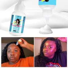 假发配件必备套装：蕾丝前假发胶水及卸除剂、假发帽、松紧带、发蜡棒、定型啫喱、发际线刷 - 10pcs - 查看 4