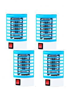 Lámpara para matar mosquitos, cazamoscas,atrapamoscas portátil para interiores, lámpara  para matar mosquitos en interiores, lámpara para matar mosquitos para viajes de verano, luz ultravioleta y red de segurida d, apta - Tipo de Enchufe A USA (110-127V) - Ver 15