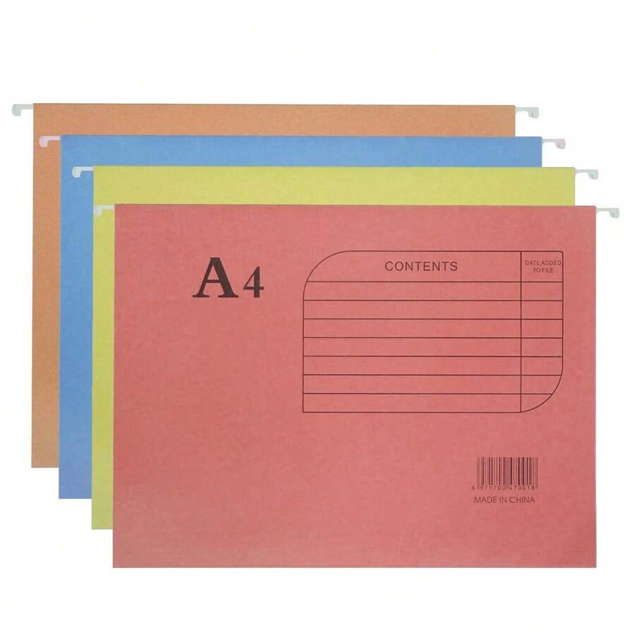 A4 Suspension Files Storage In Filing Cabinet Hanging File Insert Tabs Set Of 20 - Sets - View 1
