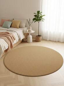 1pc Anti-Scratch Soft Gray Pineapple Plush Round Mat - Non-Slip, Durable Polyester Floor Mat, Suitable For Bedroom Or Living Room Decor, Holiday Gift, Bedroom Carpet, Comfortable Home Accessory, Modern Round Pad, Decorative Rug, Bedroom Decor, Small Rug, Carpet, Home Decor, Living Room Rug, Small Living Room Rug - Multicolor - View 15