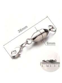 6mm Magnetic Jewelry Clasps Lobster Clasp Oval Shape For Necklace Bracelet - Multicolor - View 4