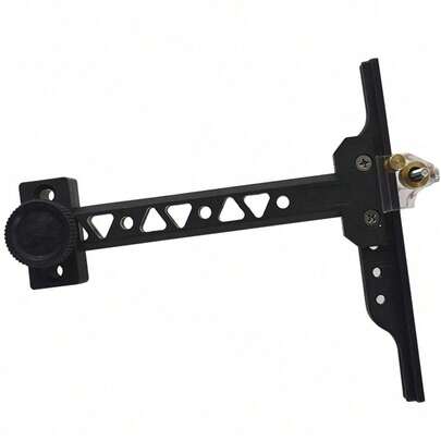 1件户外狩猎射箭装备T型反曲弓瞄准器，ABS材质反曲弓瞄准器，四向可调瞄准器，适用于射箭比赛，提升射箭精度的配件