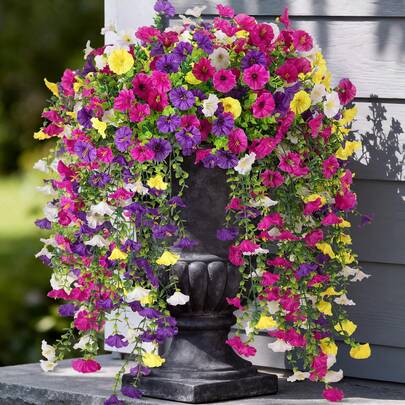 2pcs/4pcs/6pcs/8pcs Hanging Artificial Silk Green Eucalyptus Vines, UV-Resistant, Suitable For Wedding Arch, Living Room, Office, Wall, Garden, Home Decor