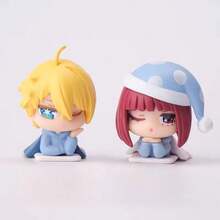 Oshi No Ko Shoulder To Shoulder Sleep Series Blind Box Figurine, Oshi No Ko B Komachi, Hoshino Ruriho, Hoshino Aqua, Hoshino Ai, Arishima Kana, Kurokawa Akane Cartoon Anime Bobblehead Figurine, Desktop, Car Decor, Otaku Gift For Friends And Family - Multicolor - View 6