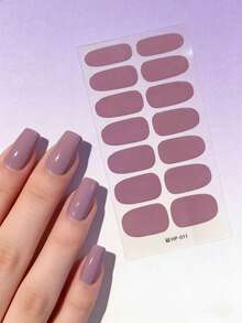 Full Nail Art Stickers, Women's Nail Stickers, Self-Adhesive Waterproof, Easy To Use, No Need To Remove Nail Polish, Suitable For Holidays, Parties, Gifts, Showcase Fashion, Personalized, And Elegant - Multicolor - View 3