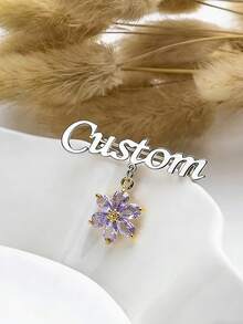 Customized Butterfly & Flower Brooch Pendant, Customized Groomsman & Bridesmaid Gift, Customized Wedding Attire, Valentine's Day Gift, Single Party Gift, Sister Gift, Couple & Mother Of The Groom Stainless Steel Jewelry Brooch Pendant - Item 8 - View 13