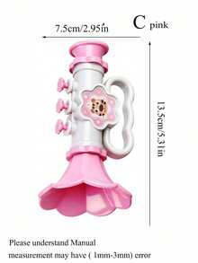 1入組有哨子功能的羊角玩具，有趣的風琴玩具 - 彩色 - 查看 5