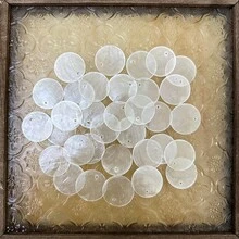 10/30/50pcs Round Shell Pieces, White & Colorful, 1.5/2/2.5/3/4/5cm Flat Round Natural Pierced Shell Pendants, Shell Round Discs Connectors For Wind Chimes/DIY Crafts - Multicolor - View 30