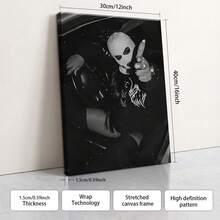 1pc, Frameable, Black And White Style, Human Figure Theme, Sign, Suitable For Living Room Decor, Bathroom Decor, Bedroom Decor, Suitable For Holiday Decoration - Multicolor - View 16