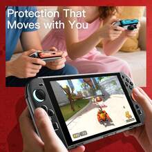 Clear Dockable Case For N2 Switch 2 (2025) 7.9", Slim Protective Cover With Soft TPU Grip & Hard PC Back, Joy-Con Detachable, Anti-Scratch - View 8