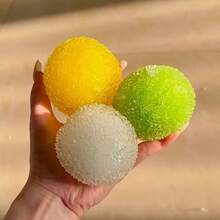 Trending Fragrant Fruit Jelly Ice Ball, Malleable Texture Crunchy Sensation Like Large Hailstone, High Aesthetic Handmade Toy - Multicolor - View 2