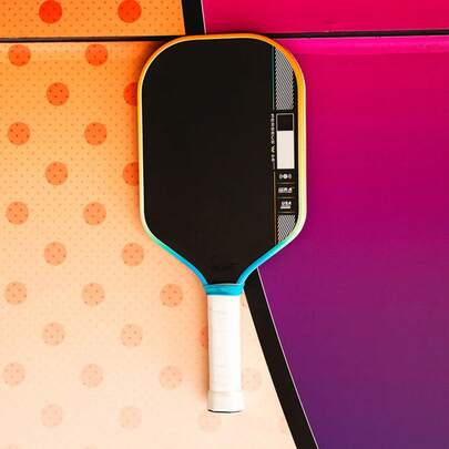 A Carbon Fiber T700 Matte Pickleball Paddle, 16mm Thick Inner Core, Tpu Protective Strip, Pu Hand Grip, Professional Competitive Pickleball,