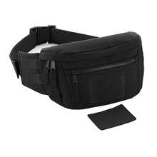 Bagbase Molle Utility Waist Bag (Black) - 100% Polyester - (BC5447) - Black - View 3