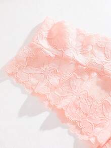 5pcs Romantic French Lace High-Waist Sexy Thong Panties For Women - Multicolor - View 4