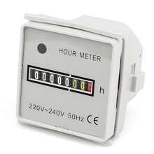 Cronómetro mecánico cuadrado  - 1hm - 2 cronómetro de funcionamiento de equipos industriales - A - Ver 1