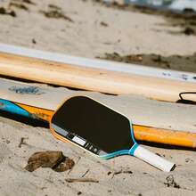 A Carbon Fiber T700 Matte Pickleball Paddle, 16mm Thick Inner Core, Tpu Protective Strip, Pu Hand Grip, Professional Competitive Pickleball, - 彩色 - 查看 8