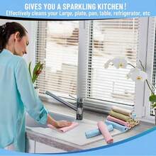 5/10/20pcs Ultra-Fine Microfiber Cleaning Cloths • Window Cleaning Cloths • Magic Cleaning Cloths • Fish Scale Towels • Lint-Free Cloths • Suitable For Glass, Kitchen, Countertops, Mirrors, Dishes, Drying Cloths, Cars • Glass Polishing Cloths - 混色20條 - 查看 8