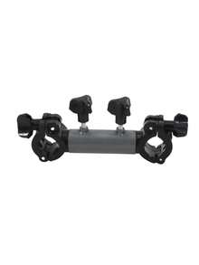 1 pieza de marco de paraguas tipo tanque, marco de paraguas multifuncional, marco de paraguas universal, conector de abrazadera fija para balsa de paraguas universal - Negro - Ver 12