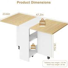 Dining Tables - Light Wood - View 2