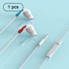 新款入耳式双亮片3.5mm Type-C Lightning通用耳机，适合游戏和通话 - 查看 11