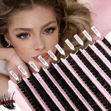 False Eyelash Set | 200 80D Naturally Thick Eyelashes | DIY At Home, Perfect For Daily And Special Occasions With False Eyelashes (80D) - 查看 8