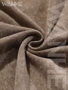 WANHE Men's Washed Shorts / Unisex Style, Couples' Matching Outfit - Ideal Gift For 2026 New Year, Valentine's Day, Romantic Outfits, St. Patrick's Day, Black History Month, Back-To-School Season And Easter-Van Dutch Motor Cycles Speed Shop Printed Washed Shorts For Men Streetwear Casual Summer Outfit  Graphic Design Comfortable Fit Urban Lifestyle Fashion - 咖啡棕 - 查看 4